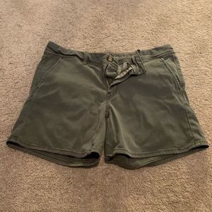 Green shorts